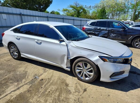 1HGCV1F13KA088884 2019 HONDA ACCORD White Przód prawy