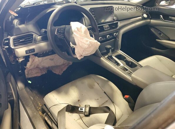 1HGCV1F13KA113136 2019 HONDA ACCORD Gray Вид панелі приладів