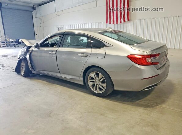 1HGCV1F13KA113136 2019 HONDA ACCORD Gray Задня ліва чверть