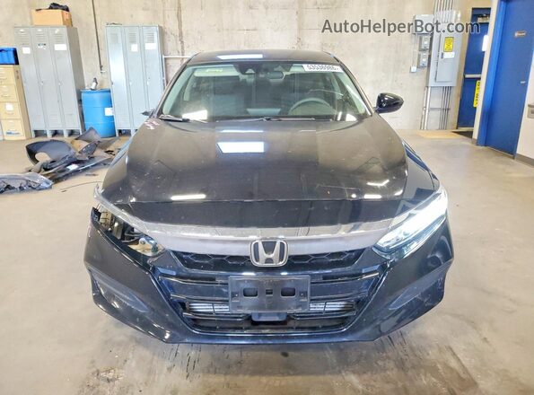 1HGCV1F13LA040447 2020 HONDA ACCORD Black Դիմացի տեսք