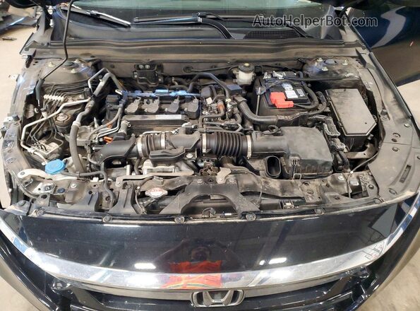 1HGCV1F13LA040447 2020 HONDA ACCORD Black Սալոնի հետևի տեսք