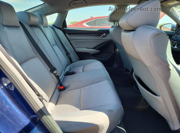 1HGCV1F13LA099773 2020 HONDA ACCORD Blue Вид задніх сидінь