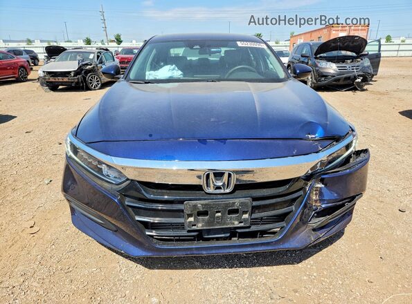 1HGCV1F13LA099773 2020 HONDA ACCORD Blue Вид спереду