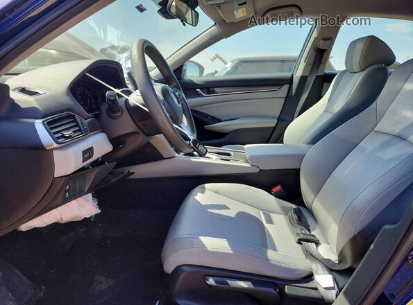 1HGCV1F13LA099773 2020 HONDA ACCORD Blue Вид салону спереду