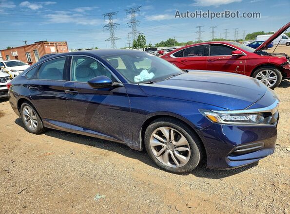 1HGCV1F13LA099773 2020 HONDA ACCORD Blue Передня права чверть
