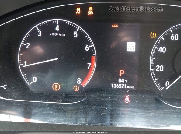 1HGCV1F14JA008944 2018 HONDA ACCORD Beige Հետևի նստատեղերի տեսք