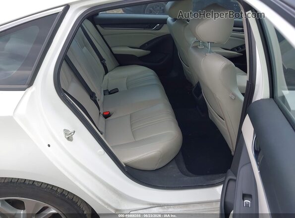 1HGCV1F14JA088259 2018 HONDA ACCORD White VIN კოდის სტიკერის ხედი