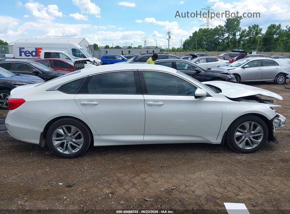 1HGCV1F14JA088259 2018 HONDA ACCORD White უკანა სალონის ხედი