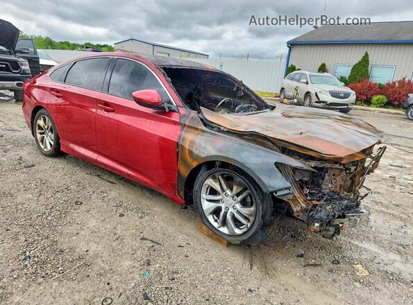 1HGCV1F14JA091758 2018 HONDA ACCORD Brown Առջևի աջ