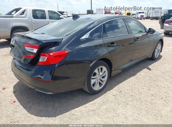 1HGCV1F14JA095700 2018 HONDA ACCORD Black Trasero derecho