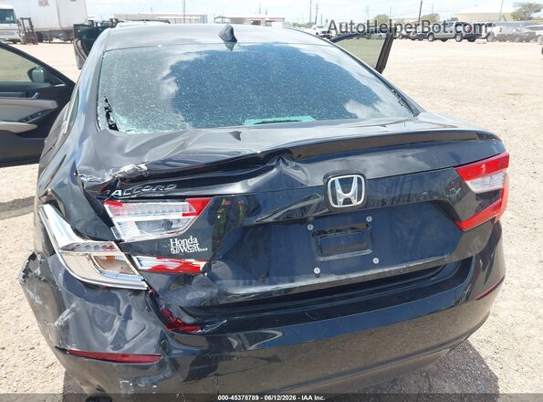 1HGCV1F14JA095700 2018 HONDA ACCORD Black Vista frontal
