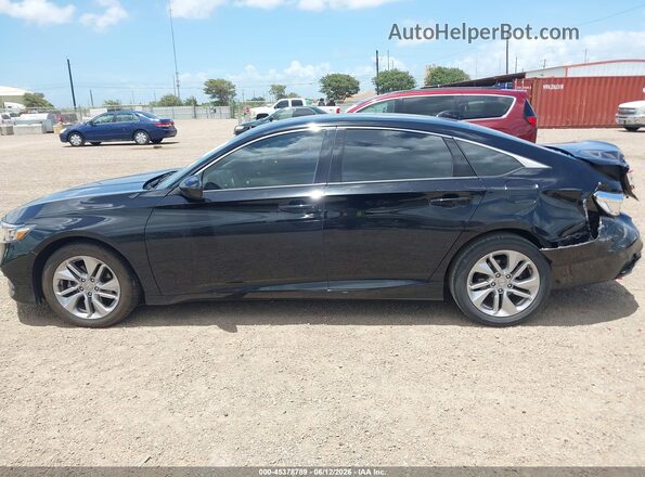 1HGCV1F14JA095700 2018 HONDA ACCORD Black Vista interior de 360 grados