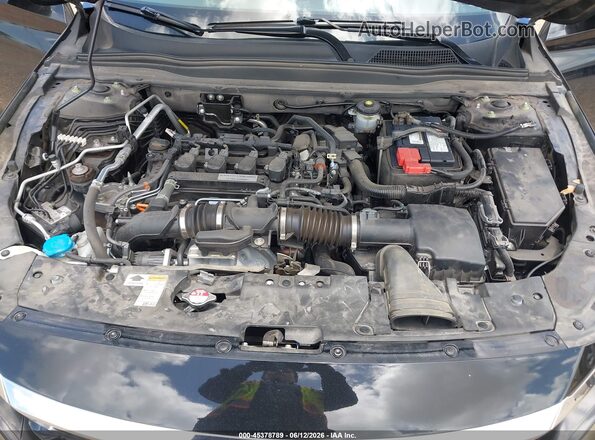 1HGCV1F14JA095700 2018 HONDA ACCORD Black Vista trasera
