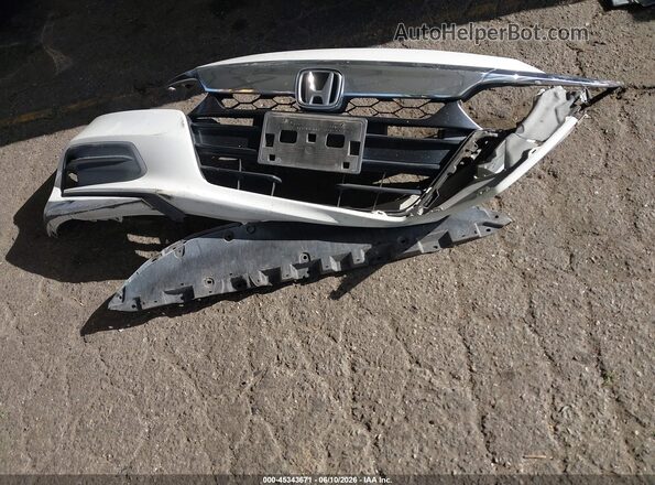 1HGCV1F14JA246504 2018 HONDA ACCORD Белый Вид панели приборов