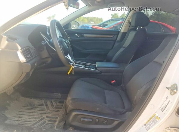 1HGCV1F14JA809342 2018 HONDA ACCORD White წინა სალონის ხედი