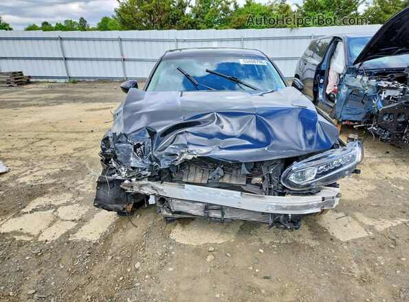 1HGCV1F14KA009920 2019 HONDA ACCORD Black წინა ხედი