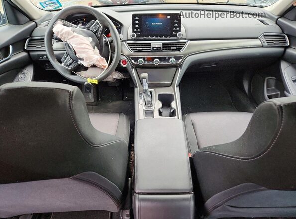 1HGCV1F14KA009920 2019 HONDA ACCORD Black წინა პანელის ხედი