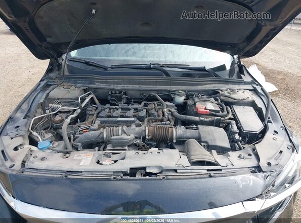1HGCV1F14KA108740 2019 HONDA ACCORD Black Widok z tyłu