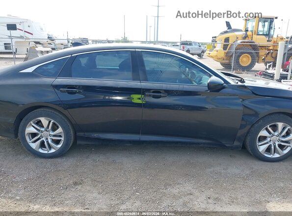 1HGCV1F14KA108740 2019 HONDA ACCORD Black Widok wnętrza z tyłu
