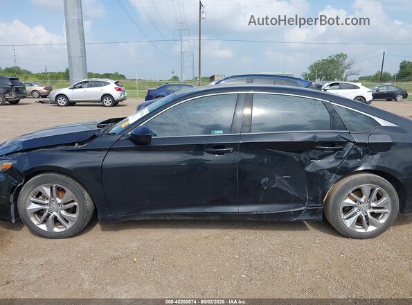 1HGCV1F14KA108740 2019 HONDA ACCORD Black Widok wnętrza 360 stopni