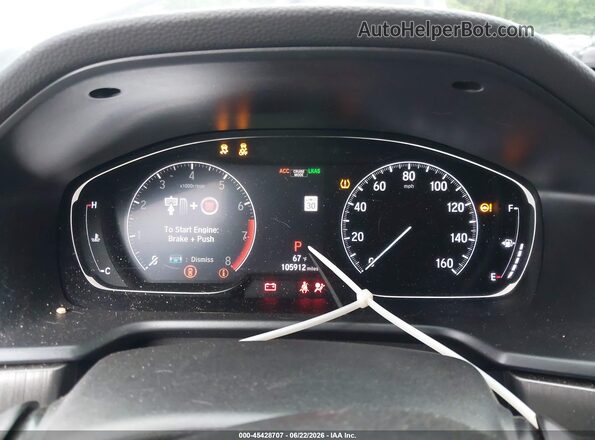 1HGCV1F14KA113131 2019 HONDA ACCORD Silver Հետևի նստատեղերի տեսք