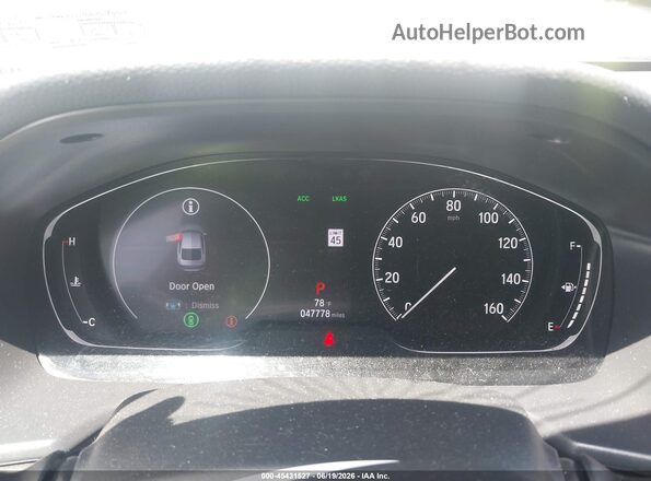 1HGCV1F14KA117468 2019 HONDA ACCORD White Вид задніх сидінь