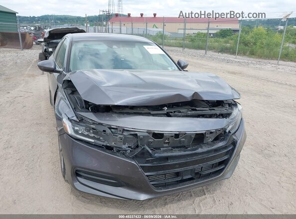 1HGCV1F14KA122721 2019 HONDA ACCORD Gray Widok z przodu