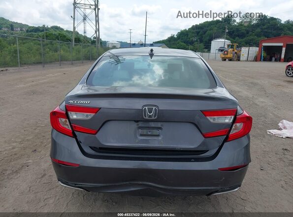 1HGCV1F14KA122721 2019 HONDA ACCORD Gray 