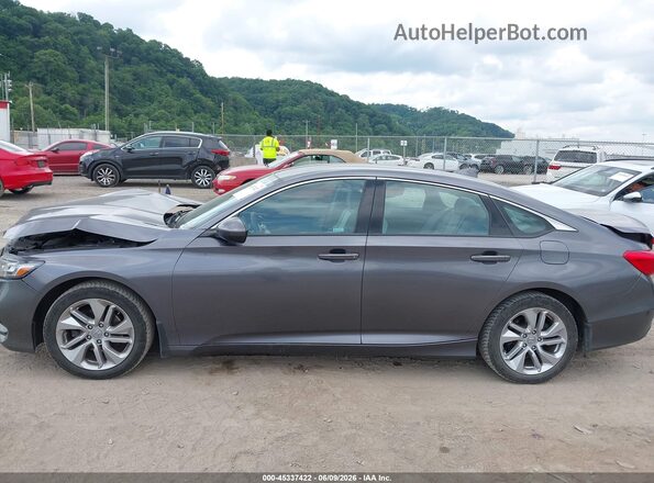 1HGCV1F14KA122721 2019 HONDA ACCORD Gray 