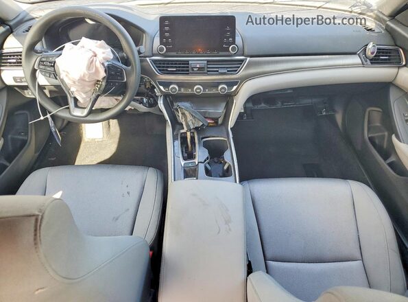 1HGCV1F14KA125831 2019 HONDA ACCORD Gray Widok deski rozdzielczej