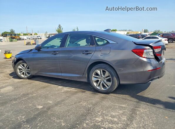 1HGCV1F14KA125831 2019 HONDA ACCORD Gray Tył lewy