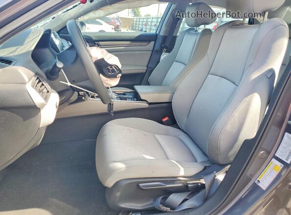 1HGCV1F14KA125831 2019 HONDA ACCORD Gray Widok wnętrza z przodu