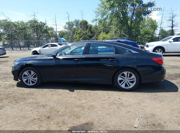 1HGCV1F14KA141169 2019 HONDA ACCORD Black სალონის 360-გრადუსიანი ხედი
