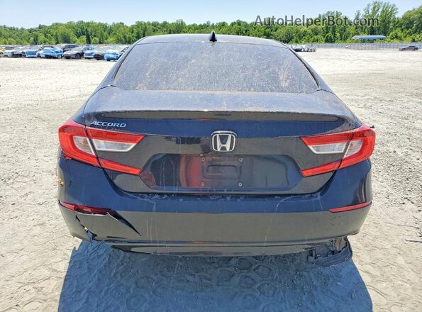 1HGCV1F14KA159722 2019 HONDA ACCORD Black Հետևի տեսք
