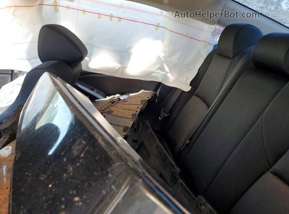 1HGCV1F14KA159722 2019 HONDA ACCORD Black Հետևի նստատեղերի տեսք