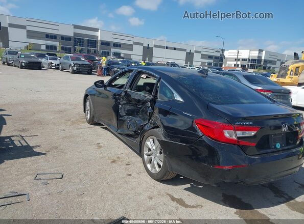1HGCV1F14LA006033 2020 HONDA ACCORD Black Հետևի ձախ