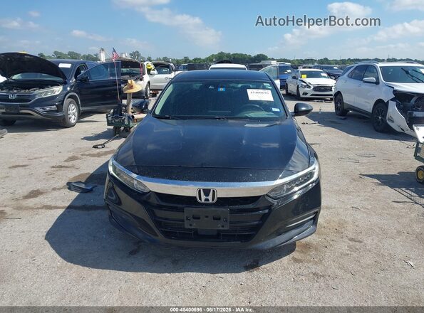 1HGCV1F14LA006033 2020 HONDA ACCORD Black Առջևի վահանակի տեսք