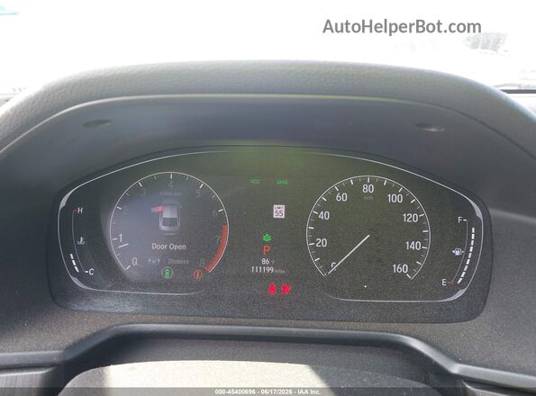 1HGCV1F14LA006033 2020 HONDA ACCORD Black Հետևի նստատեղերի տեսք