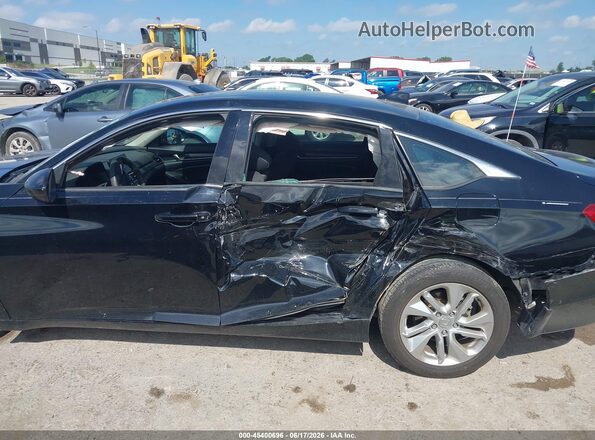 1HGCV1F14LA006033 2020 HONDA ACCORD Black Սալոնի հետևի տեսք