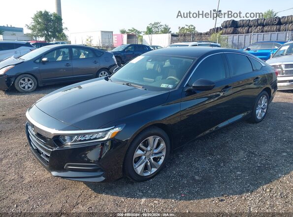 1HGCV1F14LA135034 2020 HONDA ACCORD Черный Передняя левая четверть