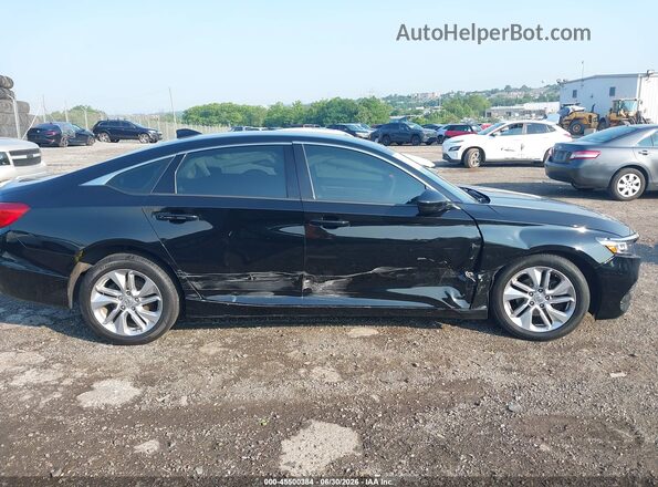 1HGCV1F14LA135034 2020 HONDA ACCORD Черный Вид задней части салона