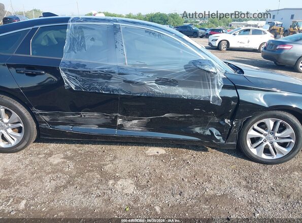 1HGCV1F14LA135034 2020 HONDA ACCORD Черный Вид спереди
