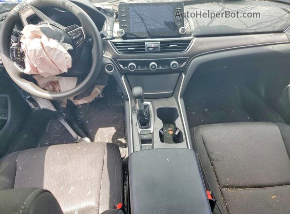 1HGCV1F14MA055069 2021 HONDA ACCORD Белый Вид панели приборов