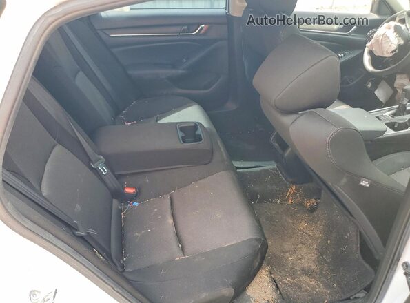 1HGCV1F14MA055069 2021 HONDA ACCORD Белый Вид задних сидений