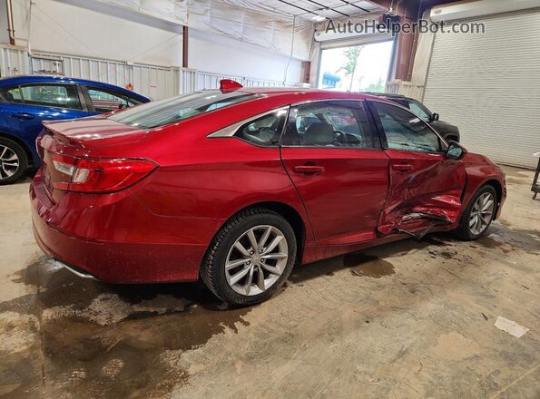 1HGCV1F14MA067920 2021 HONDA ACCORD Red Задня права чверть