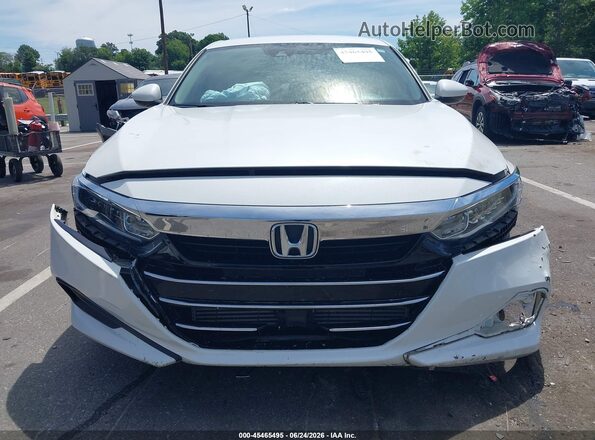 1HGCV1F14MA122415 2021 HONDA ACCORD White Widok z przodu
