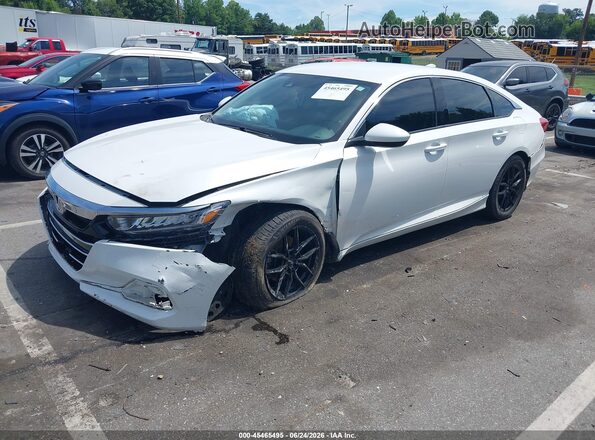 1HGCV1F14MA122415 2021 HONDA ACCORD White Przód lewy