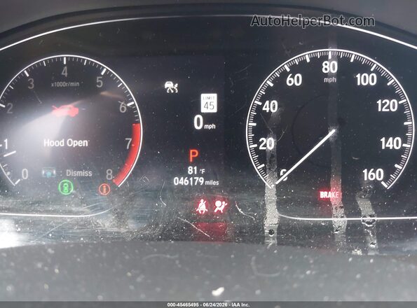 1HGCV1F14MA122415 2021 HONDA ACCORD White Widok tylnych siedzeń