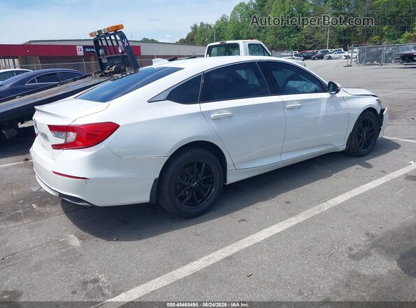 1HGCV1F14MA122415 2021 HONDA ACCORD White Tył prawy