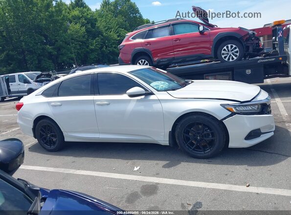 1HGCV1F14MA122415 2021 HONDA ACCORD White Widok wnętrza z tyłu